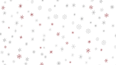 Beyaz arka planda kar tanesi deseni, şenlikli Noel tasarımı