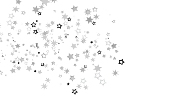 Beyaz Boşluğa Karşı Yüzen Yıldızlarla Soyut Yıldızlı Arkaplan