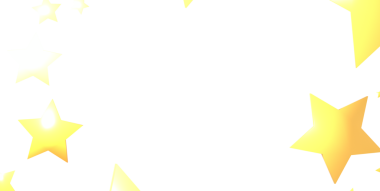 Beyaz arka planda yüzen altın yıldızlar kutlamalar için mükemmel..