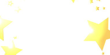 Beyaz Arkaplanda Parlayan Altın Yıldızlar, Şenlikli ve Parlak Dekorasyon