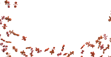 Beyaz Arkaplanda Yüzen Yüzey Sembollerinin Soyut Bileşimi