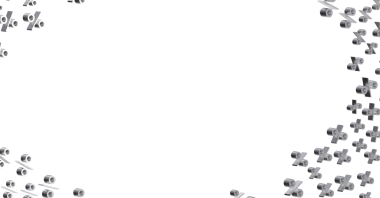 Finansal Kavramların Beyaz Arkaplanındaki Soyut Yüzde Sembolleri Çerçevesi