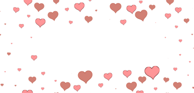 Aşk ve Sevgililer Günü Tasarımı İçin Yüzen Kalp Çizimi