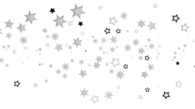 Beyaz üzerinde birden fazla yıldız bulunan soyut yıldız arkaplan tasarımı
