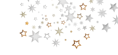 Beyaz zemin üzerinde zarif yıldız çizimleri kutlama tasarımları için mükemmel