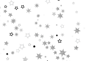 Beyaz Yıldız Dekorasyonlu Soyut Yıldızlı Arkaplan