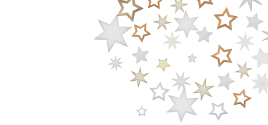 Beyaz üzerine soyut yıldız arkaplan tasarımı, bayram tasarımları için mükemmel