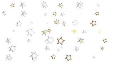 Beyaz üzerine izole edilmiş farklı renk yıldızlarıyla ışıldayan yıldız arkaplanı