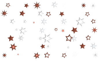 Soyut yıldız arkaplan tasarımı beyaz alan tatil dekorasyonu için mükemmel.