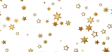 Beyaz Arkaplanda Altın Yıldız Konfeti: Kutlama Kutlaması Kavramı