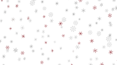 Beyaz Arkaplanda Kar Taneleri: Kış Noel Dekoratif Tasarımı