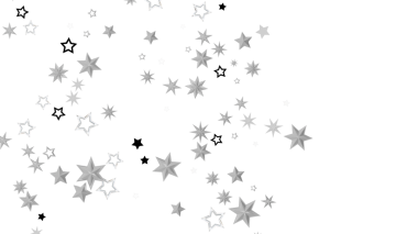 Kutlamalar için beyaz üzerine soyut yıldız arkaplan tasarımı