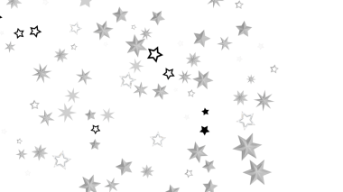 Çeşitli Boyutlarda Çoklu 3B Yıldızlı Soyut Yıldızlı Gökyüzü Arkaplanı