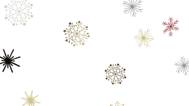 Kış Tasarımları İçin Beyaz Arkaplanda Zarif Kar Tanesi Deseni