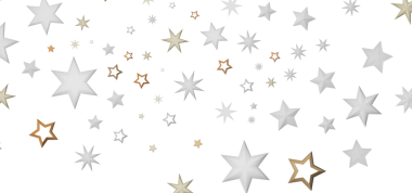 Festivalsel tasarım için beyaz arkaplanda soyut yıldız deseni