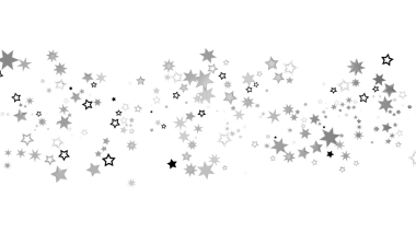 Beyaz boşluk ve gri yıldızlı soyut yıldız arkaplan tasarımı.