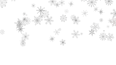 Tasarım için beyaz arkaplanda kar taneleri çizimi