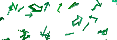 Farklı yönlerdeki Green Arrows kavram hareketi izole edildi