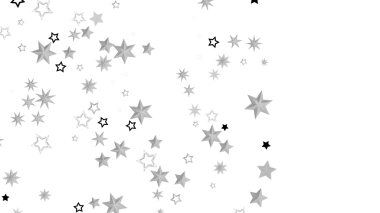 Beyaz Arkaplanda Soyut Yıldızlar, Kutlama ve Kutlama Tasarımı