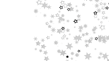 Soyut Hareket Eden Yıldızlar: Modern Grafik Tasarım Elementi