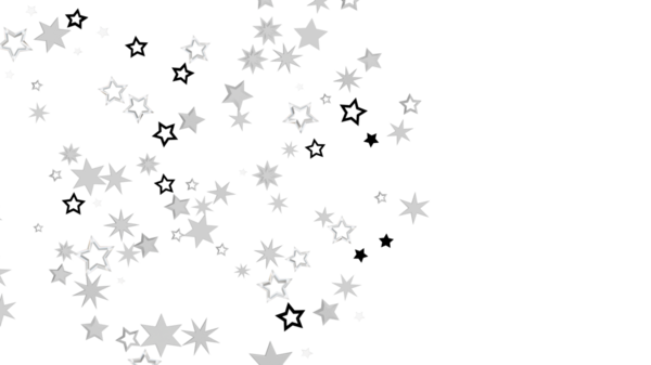 Beyaz ve gri şekilli soyut yıldız arkaplan tasarımı