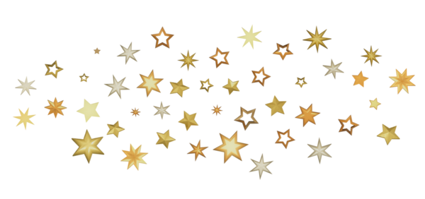 Altın Yıldızlı Gökyüzü Kutlama ve Neşe İçin Soyut Tasarım