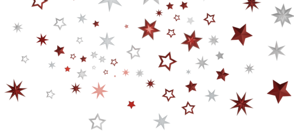 Kutlama için Beyaz Arkaplanda Kırmızı ve Gümüş Yıldız Madalyası