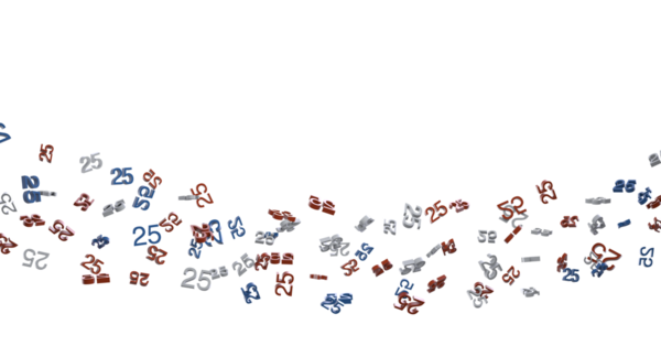 25 numaralı özet beyaz arkaplan üzerine düşüyor