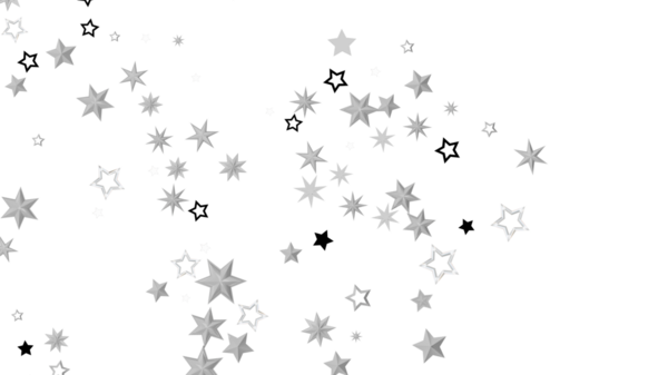Kutlama Arkaplanı için Siyah ve Beyaz Soyut Yıldız Deseni