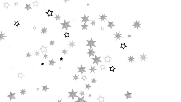 Beyaz üzerinde birden fazla yıldız bulunan soyut yıldız arkaplan tasarımı