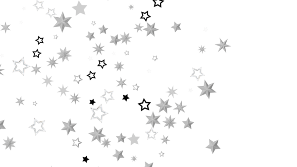 Gri Ölçekli Soyut Yıldızlar: Arkaplan İçin Modern Bir Zarif Tasarım
