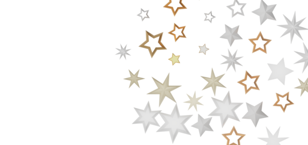 Beyaz, şenlikli zarif tarzda soyut yıldız arkaplan tasarımı