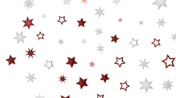 Kırmızı ve gümüş yıldızlı yıldız deseni tasarımı