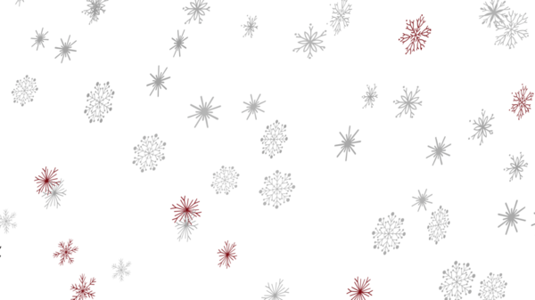 Kış Tatili için Beyaz Arkaplanda Soyut Kar Tanesi Deseni