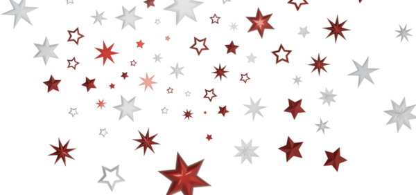 Noel Bayramında Düşen Yıldızlar Kırmızı ve Gümüş Renkler