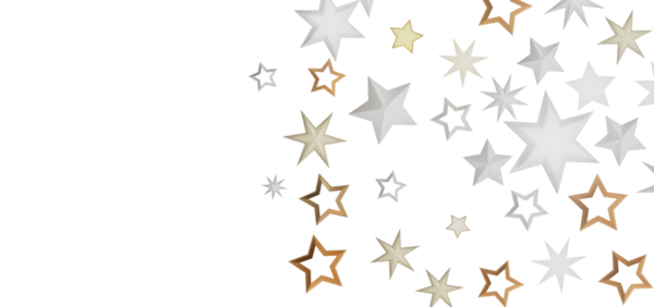 Kutlama temaları için beyaz alan üzerine soyut yıldız arkaplan tasarımı