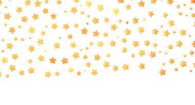 Beyaz zemin üzerinde sarı yıldızların suluboya yıldız arkaplan deseni