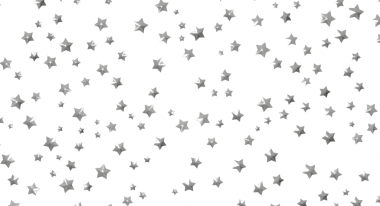 Soyut Gümüş Yıldızlar Dekorasyon İçin Beyaz Arkaplana Dağıldı