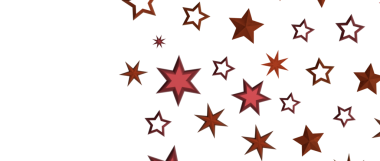Festive star background: red stars on white, holiday design