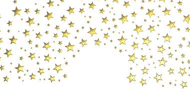 Göksel Işıltı ve Şenlikli Altın Yıldızlı Arkaplan