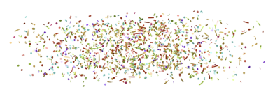 Beyaz Arkaplanda Renkli Konfeti Patlaması Kutlama Olayı
