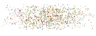 Parti etkinlikleri ve soyut tasarım için renkli konfeti arka planı