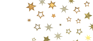 Altın Yıldızların Arkaplanı Şenlik Tasarımı İçin Beyazın Üzerinde İzole Edildi