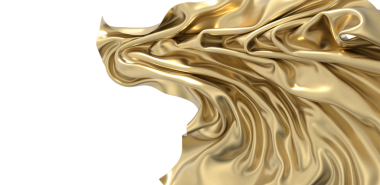 Zarif Altın Kumaş Akışı, Hafif İpek Kumaşı