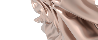 Gül Altın Kumaş Dalgası Işık Yansımalı Zarif Doku