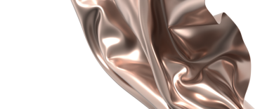 Beyaz Arkaplanda Yumuşak Işıklı Zarif Bronz Kumaş Örtüsü