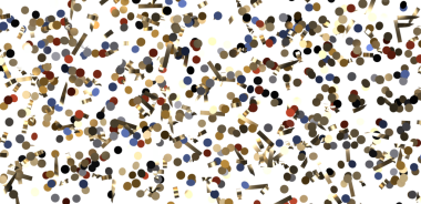 Soyut Renkli Konfeti Arkaplanı: Kutlama, Neşe, Parti, Şenlik