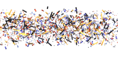 Kutlama etkinlikleri için beyaz arka planlı renkli konfeti arkaplanı