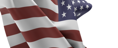 Amerikan Bayrak Ayrıntıları: Beyaz Arkaplanda Bağımsızlık Günü Sembolü