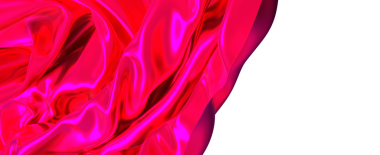 Soyut kırmızı parlak kumaş ışık yansımaları ve gölgelerle kıvrılır